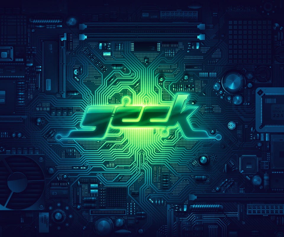 Печатная плата Geek обои