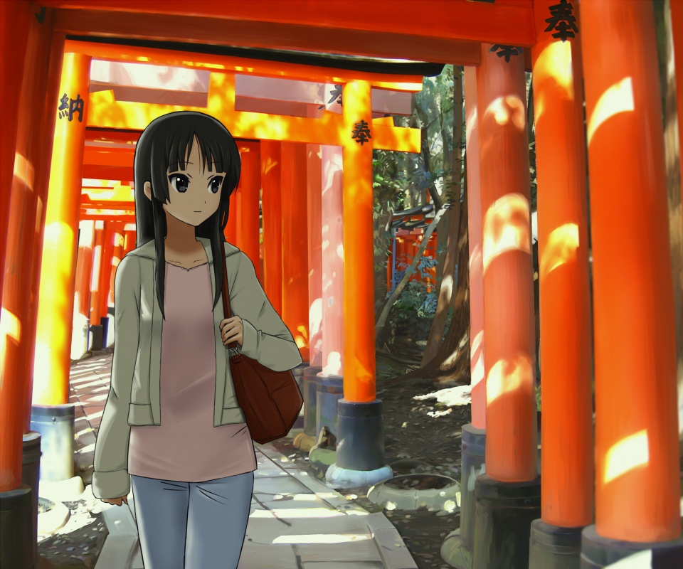 Акияма Мио обои