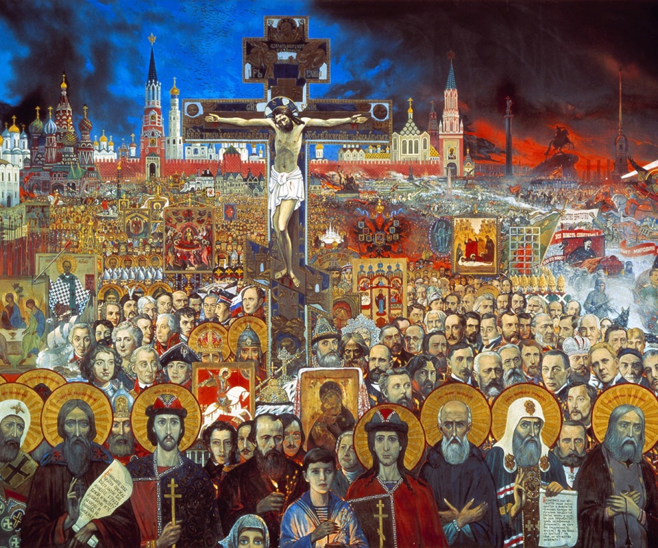 Илья Глазунов "Вечная Россия" обои