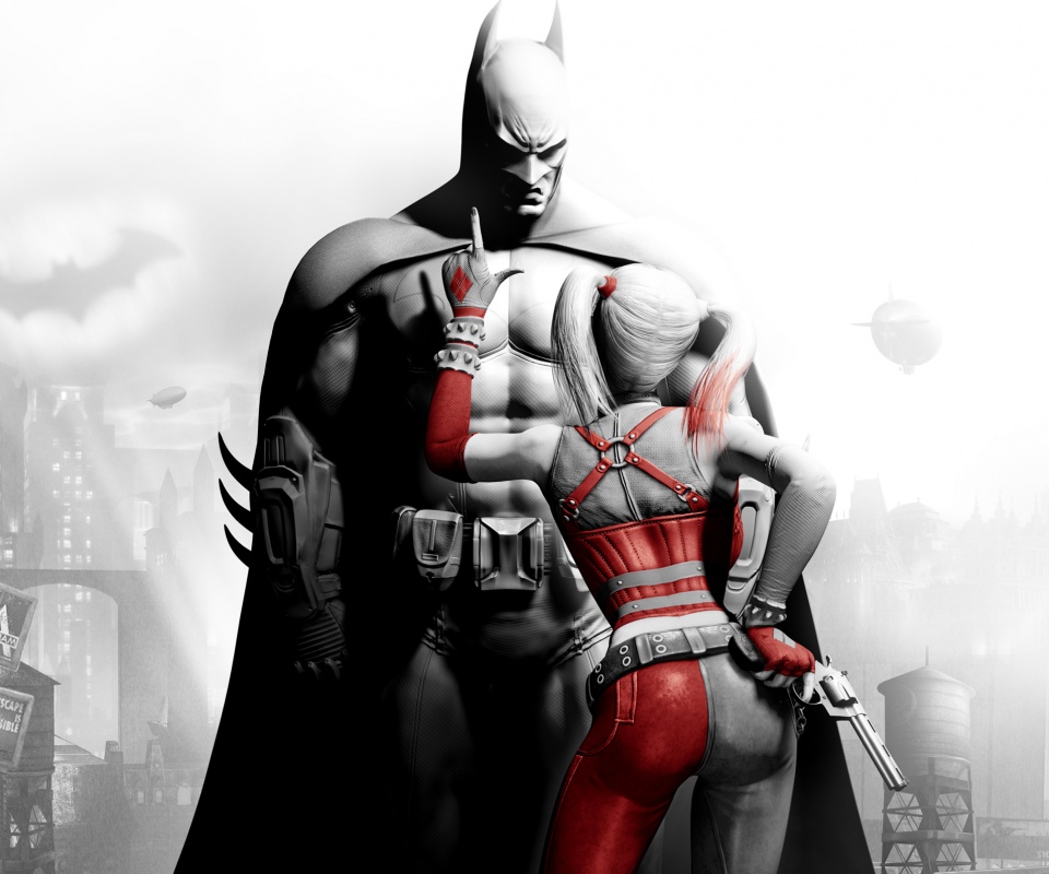 Бэтман и Харли Куин обои