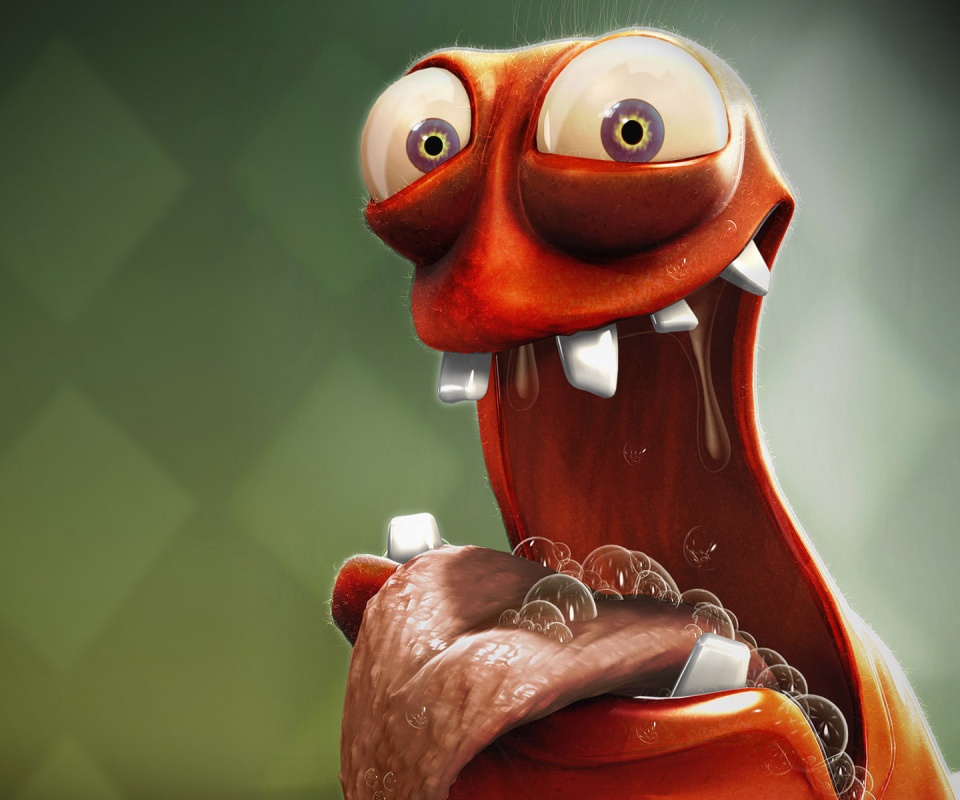 Микроб на ободке вашего унитаза обои