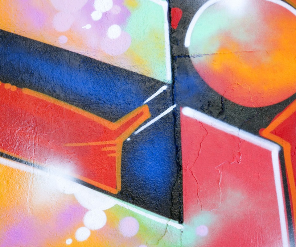 Граффити на стене обои