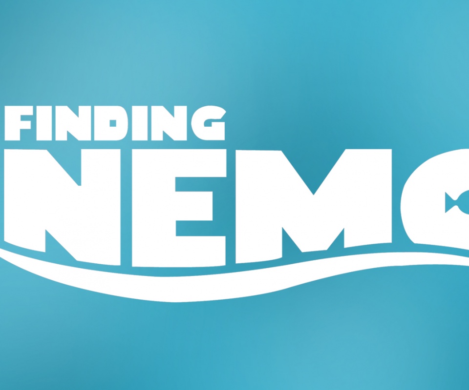 Надпись "В поисках Немо" обои
