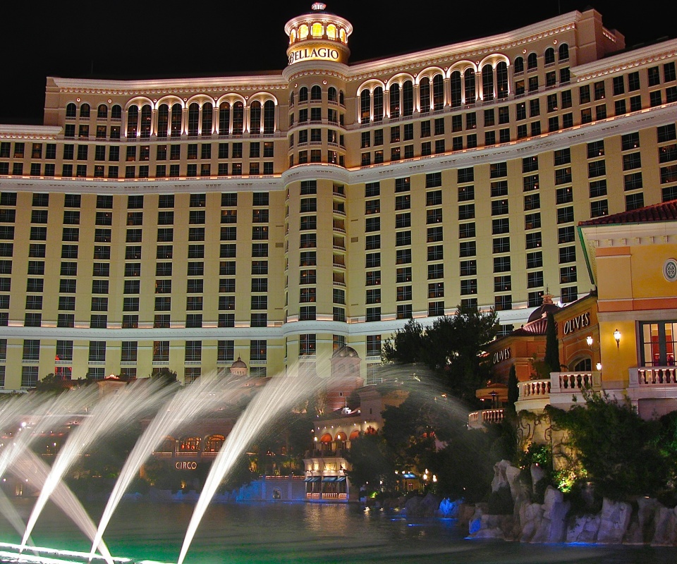 Казино Bellagio в Лас-Вегасе обои