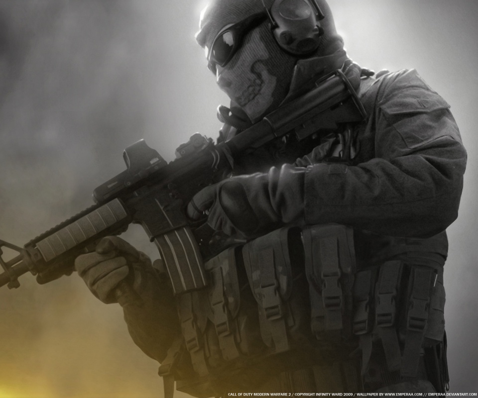 Солдат в маске обои