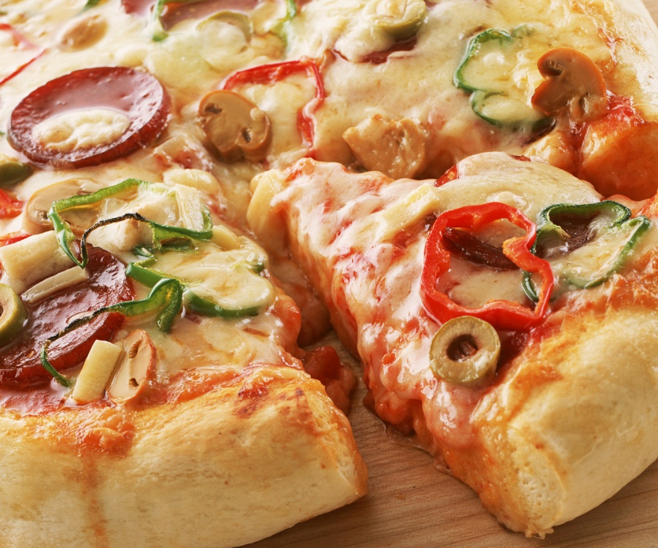 Свежая пицца обои