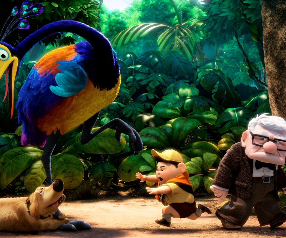 Герои мульфильма "Вверх" обои