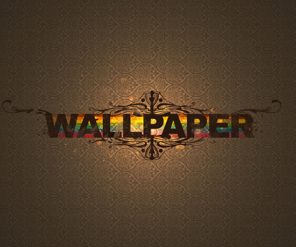 Надпись "Обои" обои