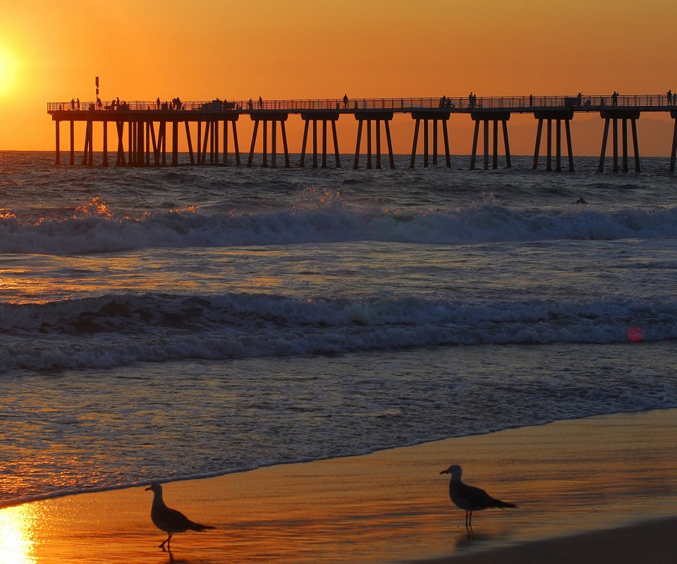 Морская терасса обои