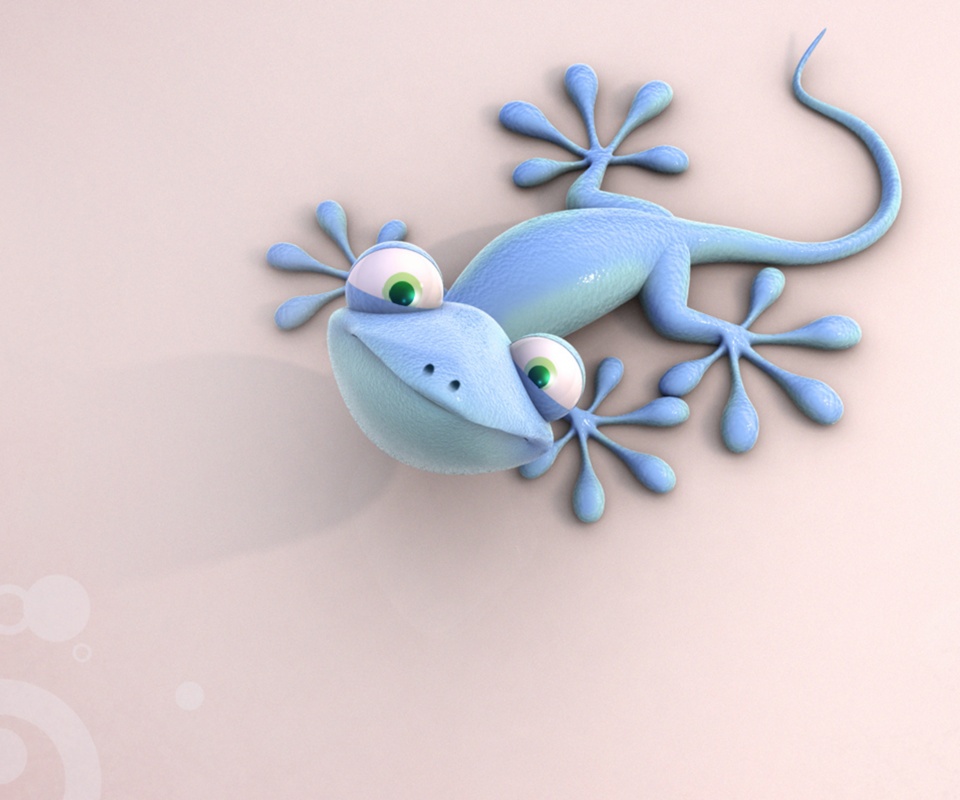 Ящерка обои