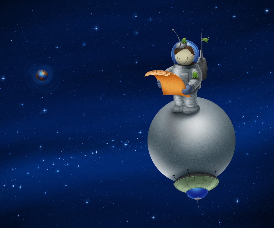 Космонват на луне обои