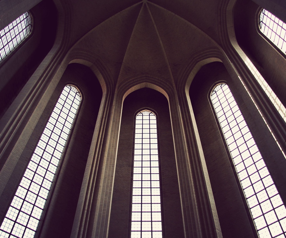 Готический свод обои