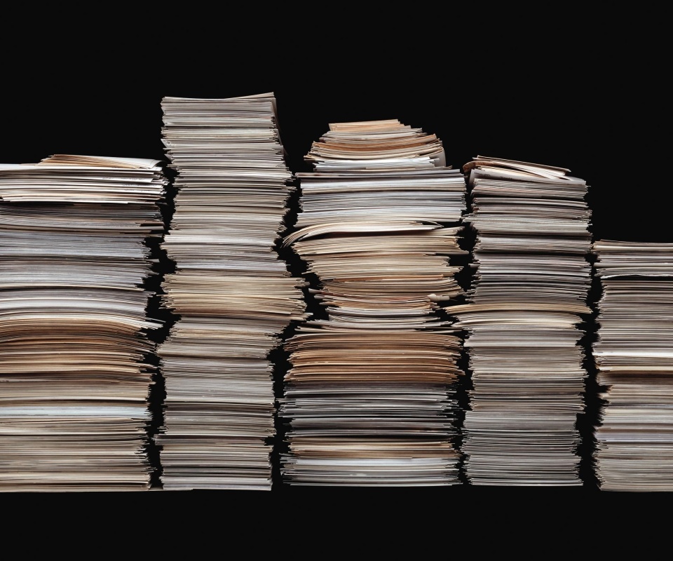 Стопки листов бумаги обои