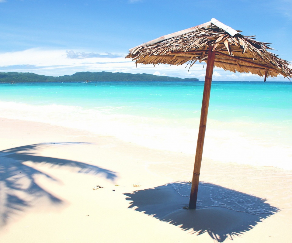 Тросниковый зонт обои