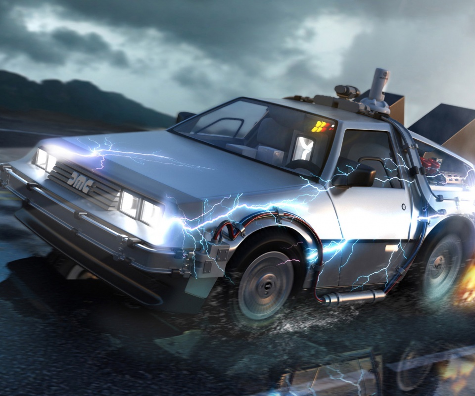 Машина времени обои