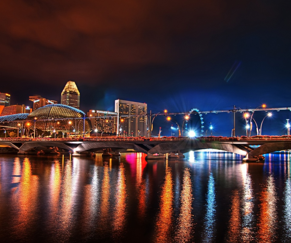 Ночной город обои