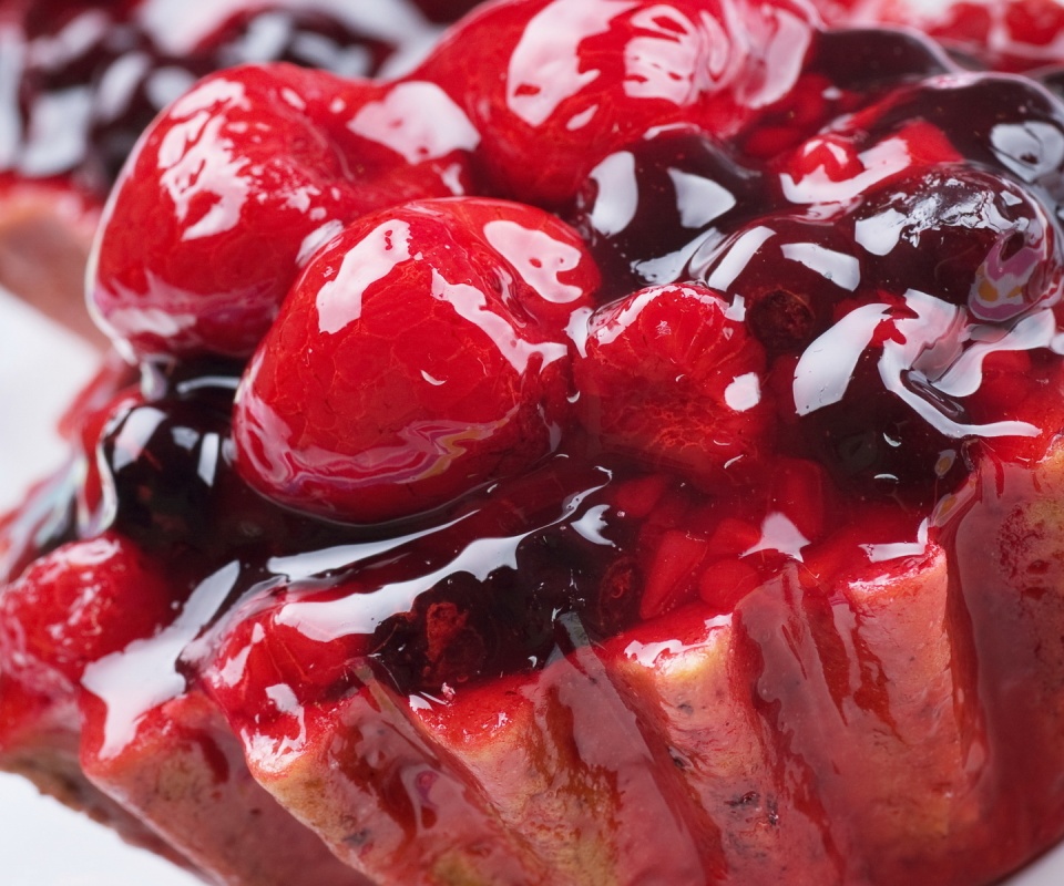 Восхитительная корзиночка с фруктами обои