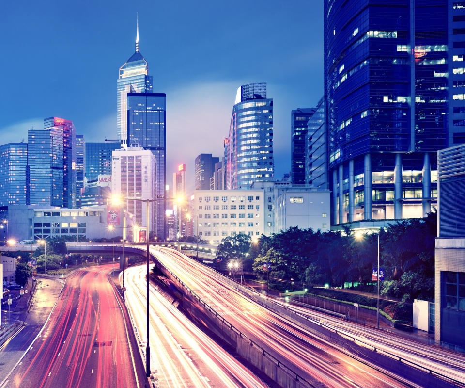 Огни Гонконга обои