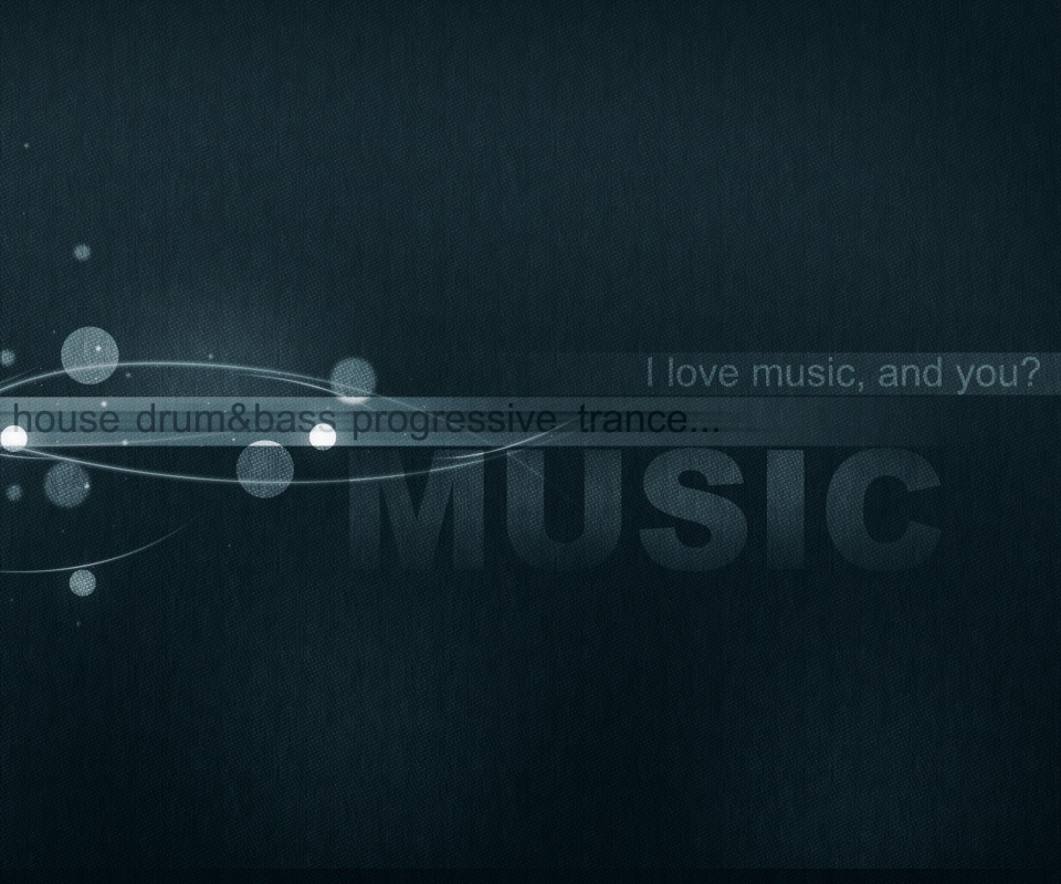 Я люблю музыку, а ты? обои