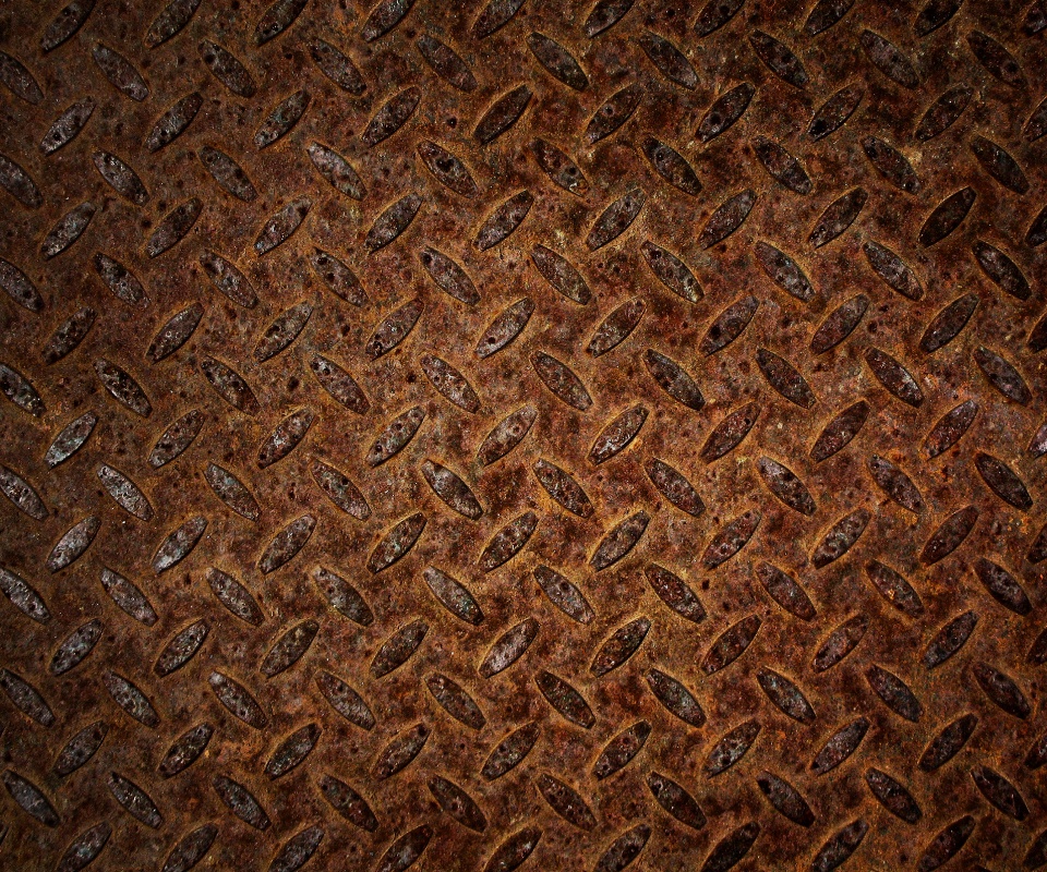 Ржавый перфорированный стальной лист обои