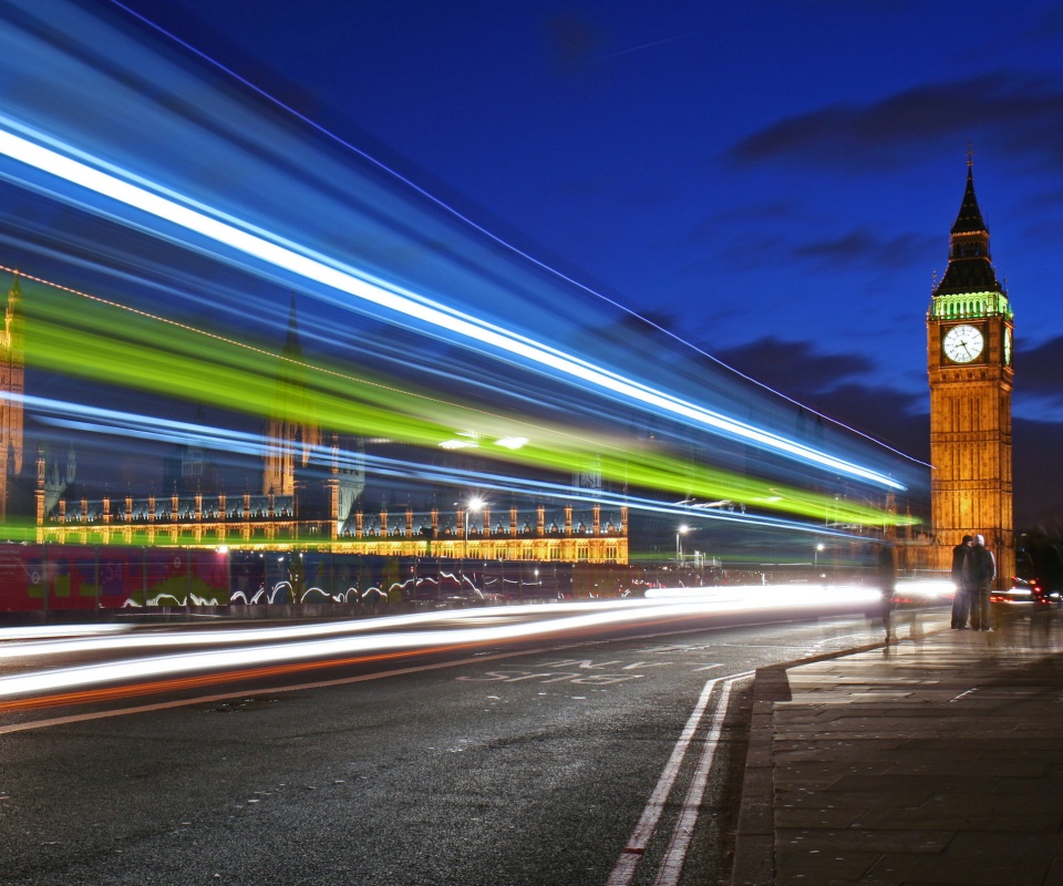 Лондон в движении обои