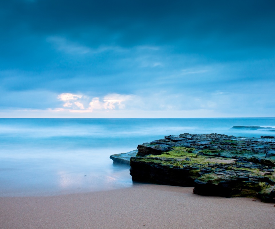 На берегу обои