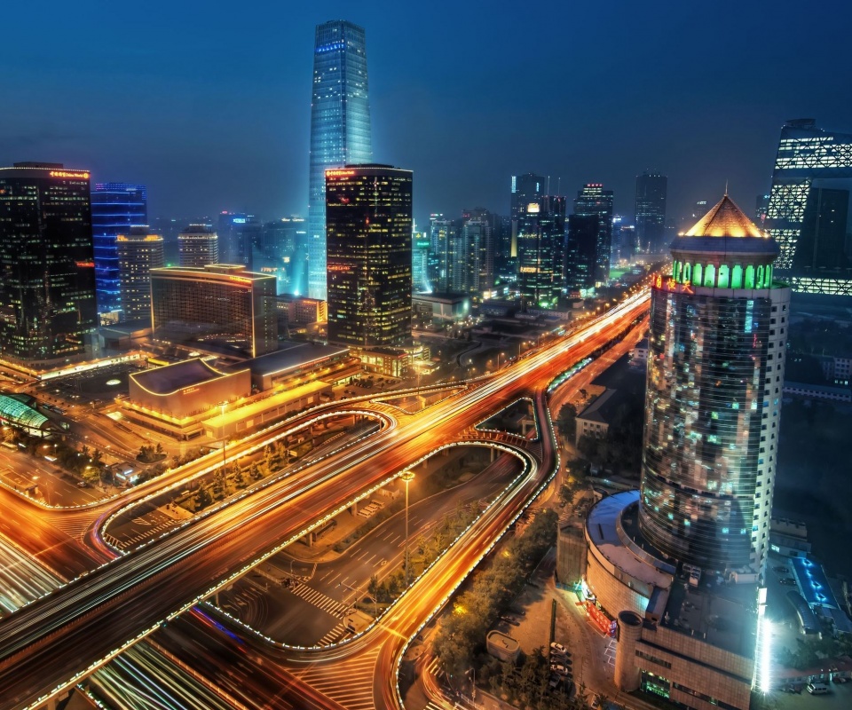 Городская развязка обои