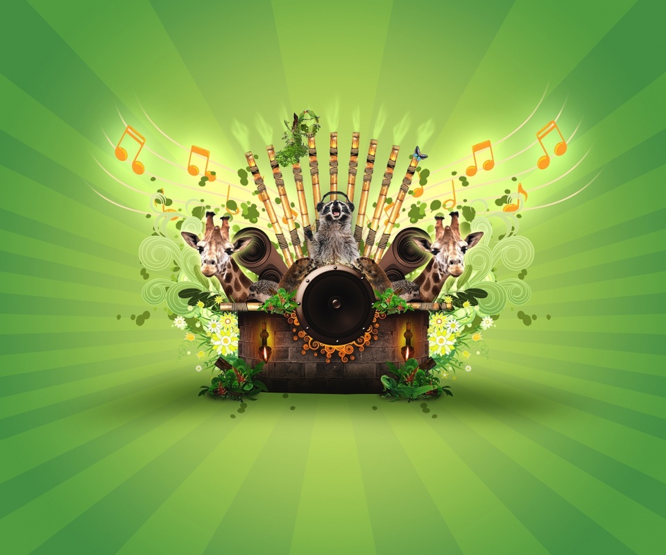 Музыка джунглей обои