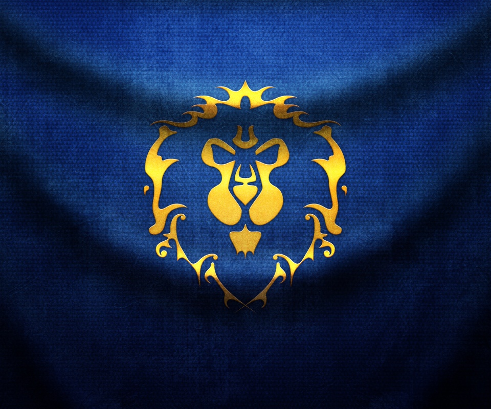 Флаг Альянса из World of Warcraft обои