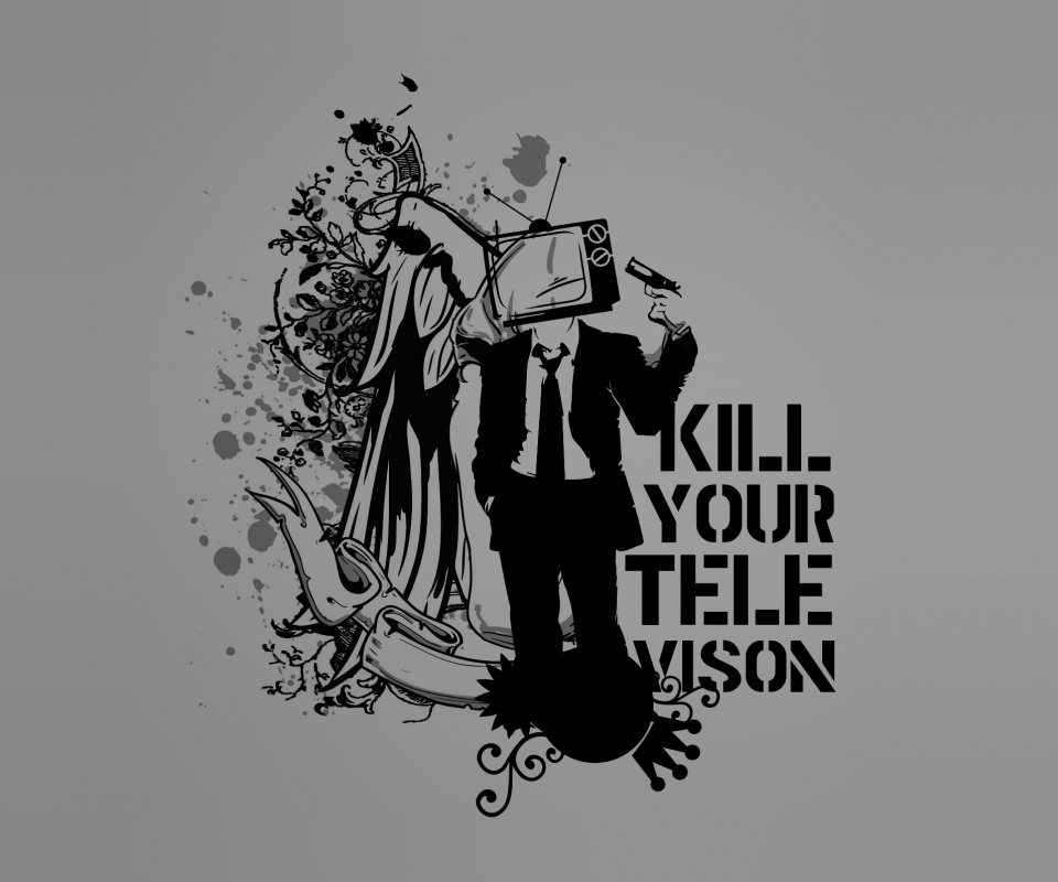 Убейте свой телевизор обои