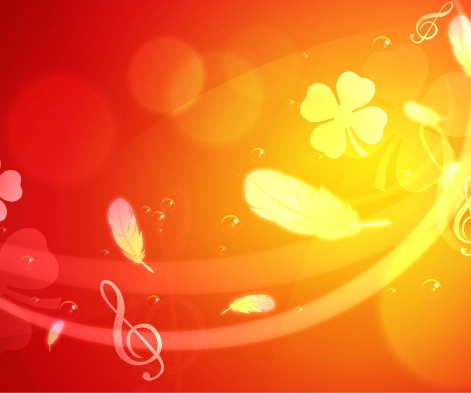 Тёплая энергия света обои