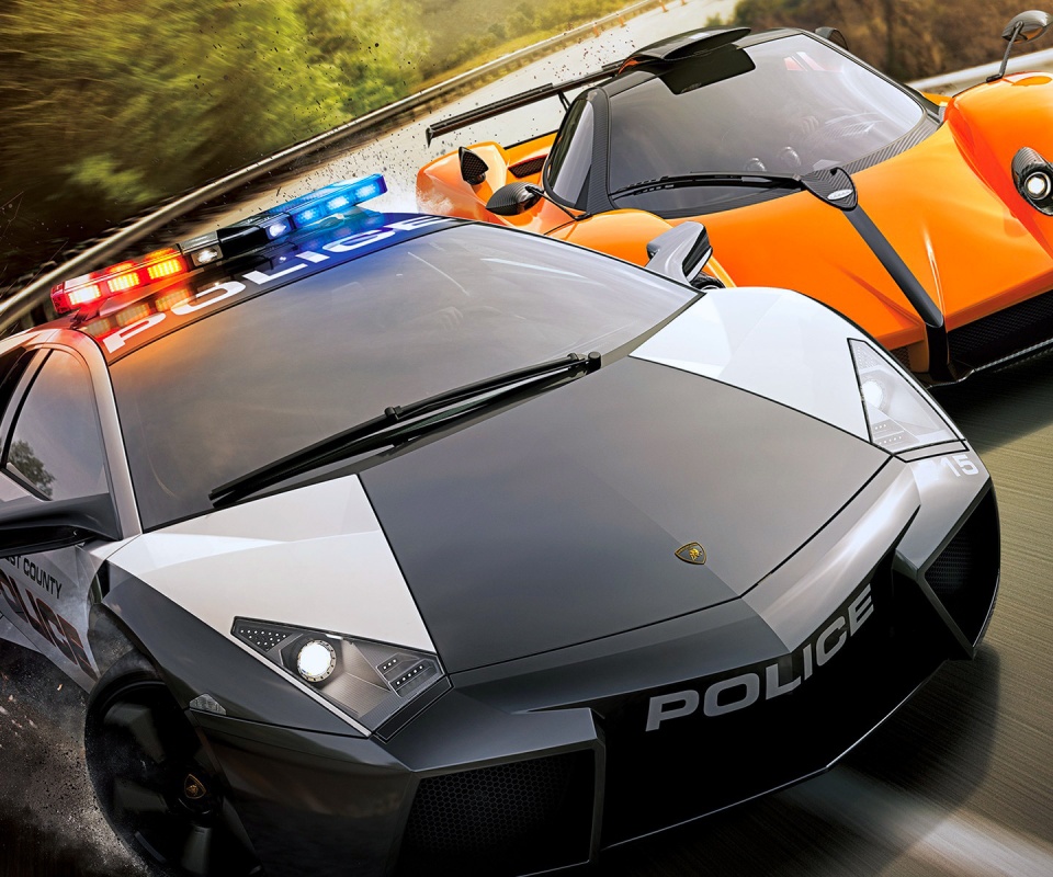 Полицейская погоня из Need For Speed обои