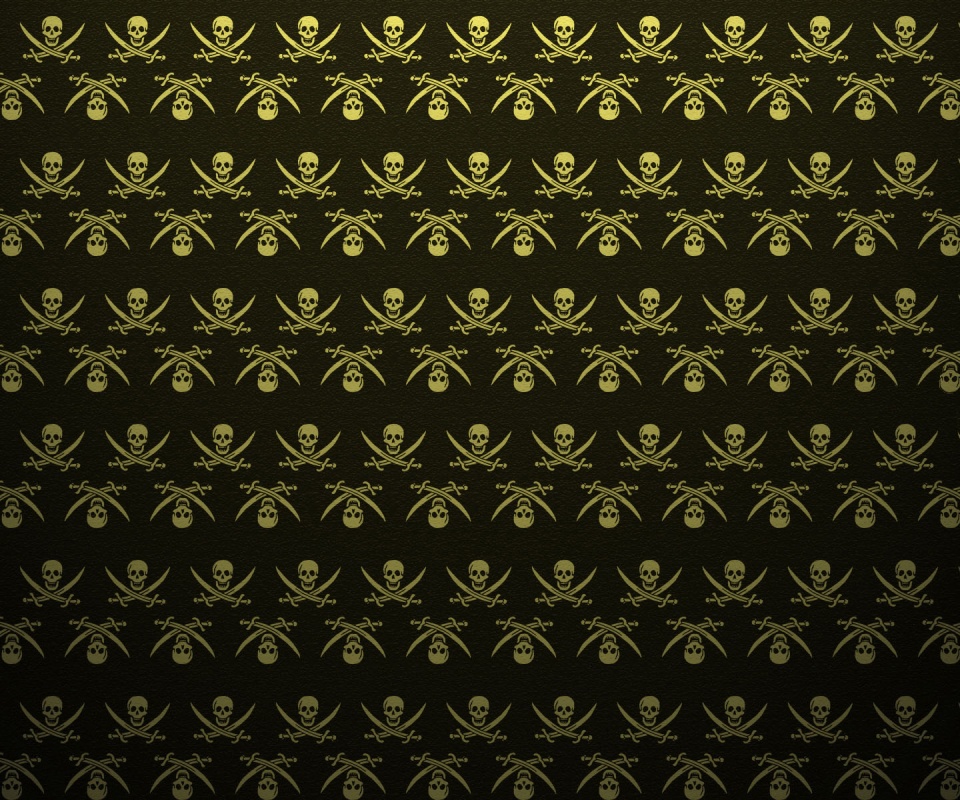 Череп и кости, пиратская тематика обои