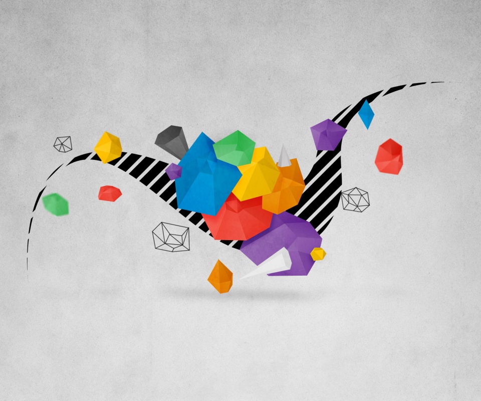 Полет абстрактной фантазии обои