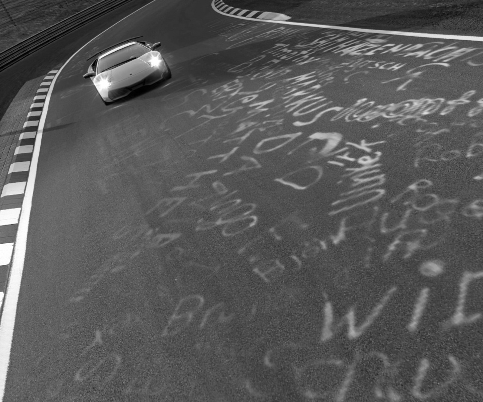 Lamborghini на треке в Grand Turismo 5 обои