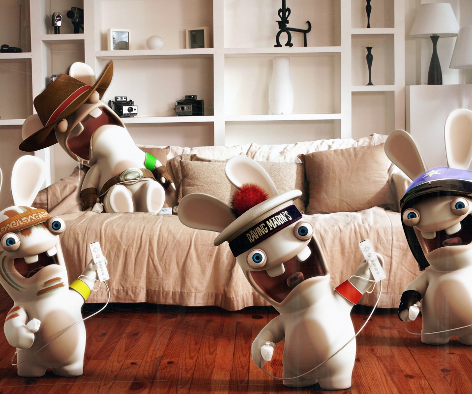 Raving Rabbids wii обои