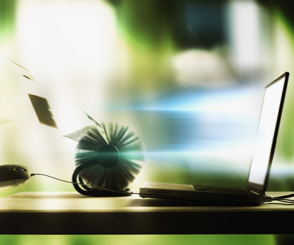 Дуновение цифрового ветра обои