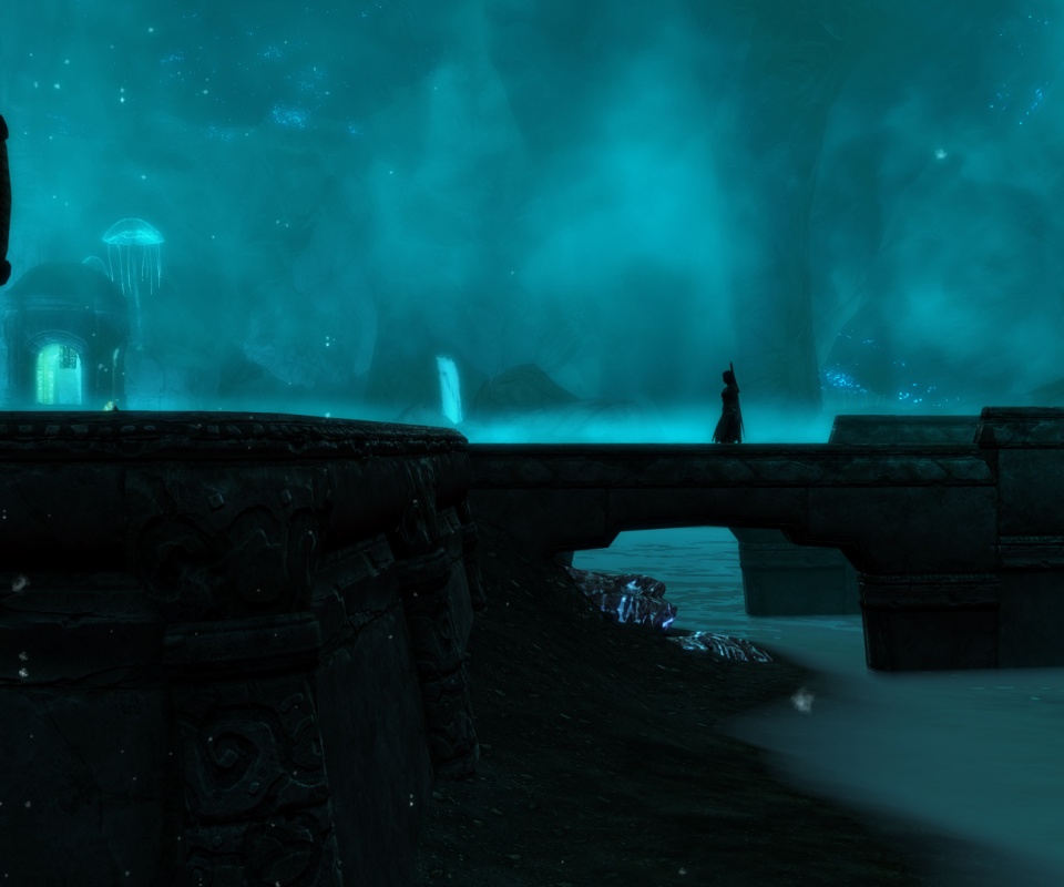 Светящийся путь обои