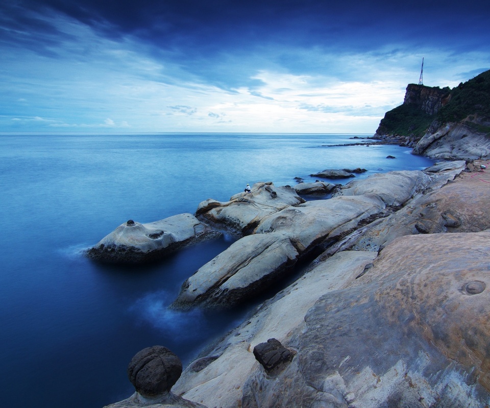 Замерзший мыс где-то там обои