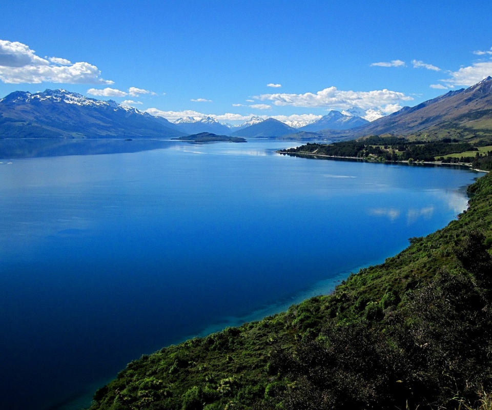 Горное озеро обои