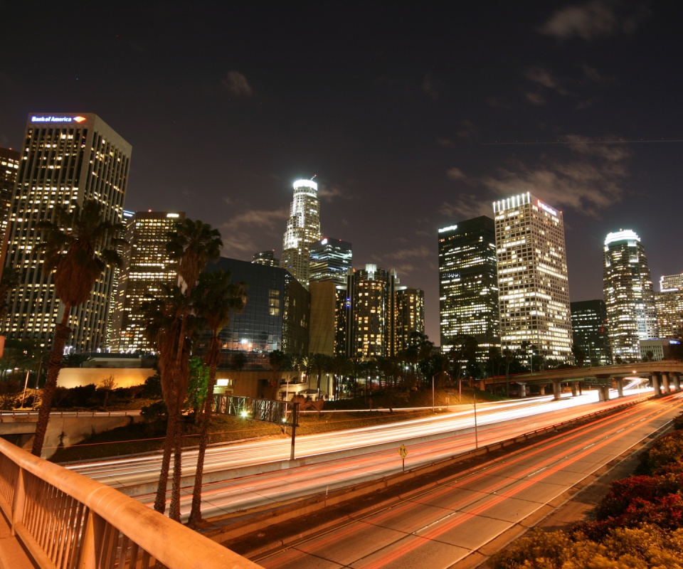 Ночной город обои