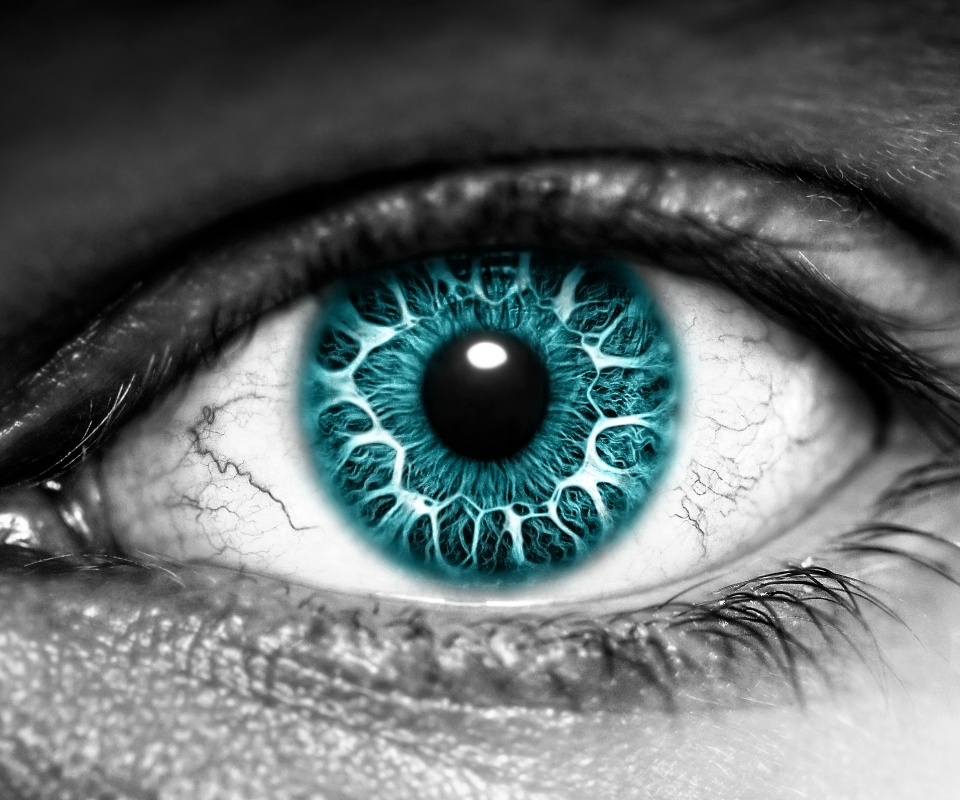 Бирюзовый глаз обои