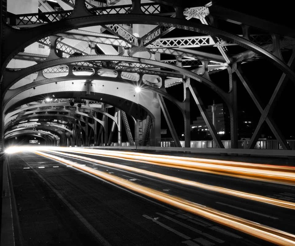 Городской мост в Сакраменто обои