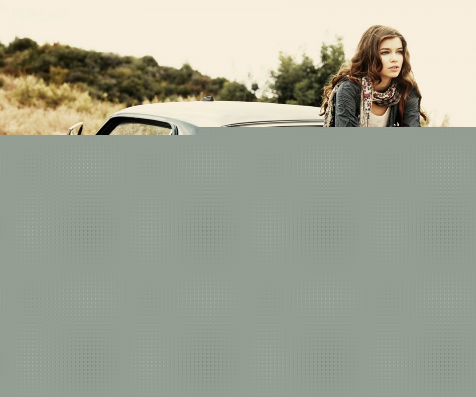 Девушка на мустанге обои