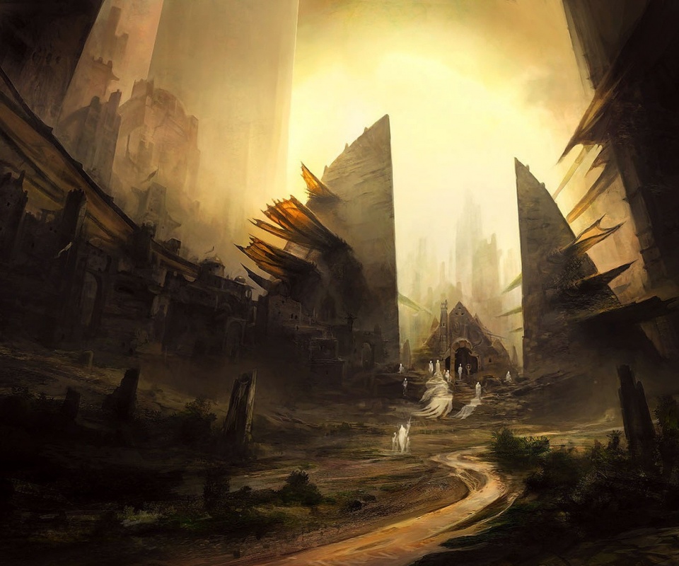 Затерянный город обои