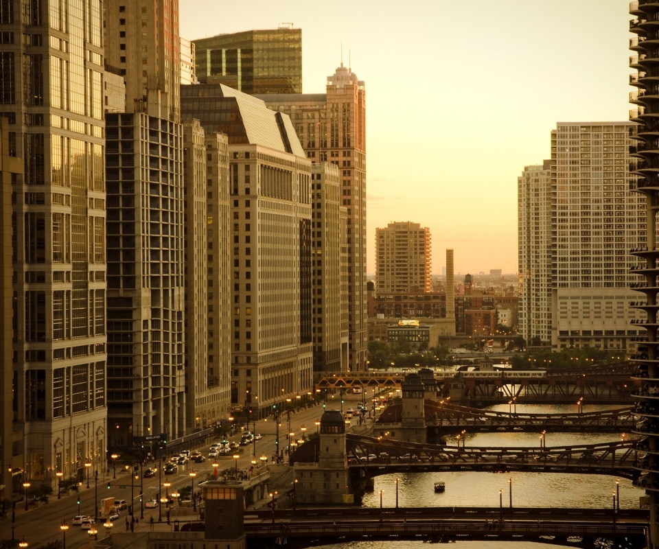 Улицы Чикаго обои
