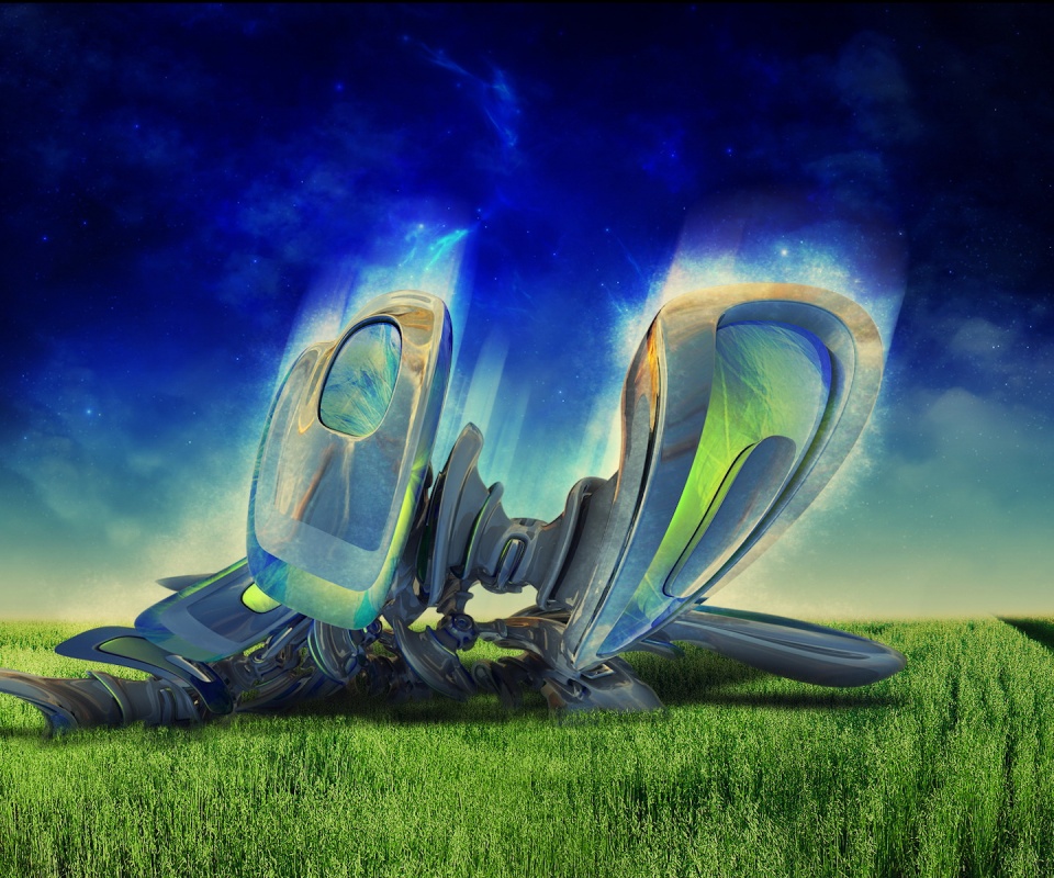 Нечто в поле обои