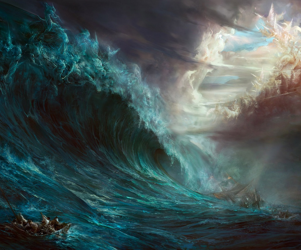 Битва стихий обои