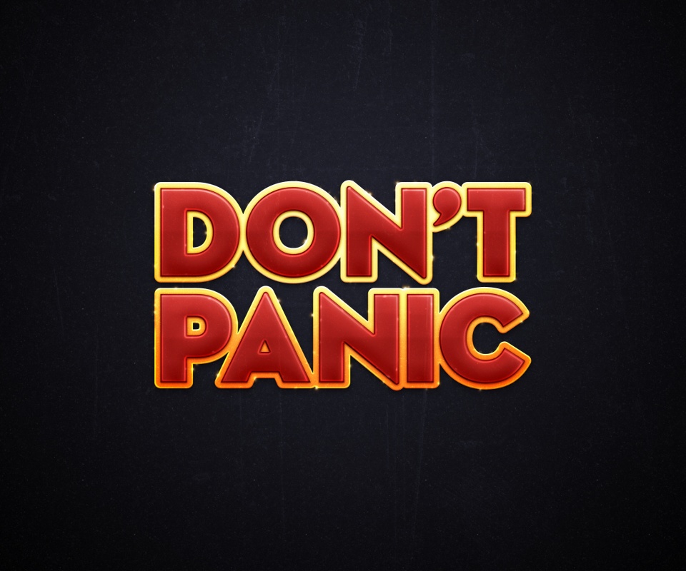 Не паникуй обои