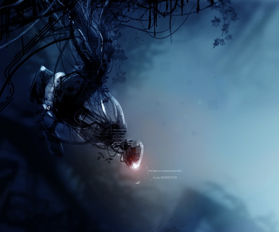 Гладос из PORTAL2 обои